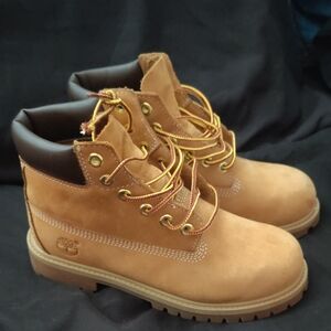 Timberland Kids Brown Lace-Up Boots